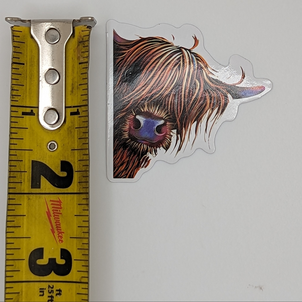 Highland Cow Sticker - Picture 2 of 2